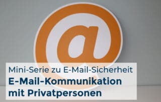 E-Mail-Kommunikation mit Privatpersonen